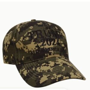 Camo 2024 Trump “Keep American Great” hat